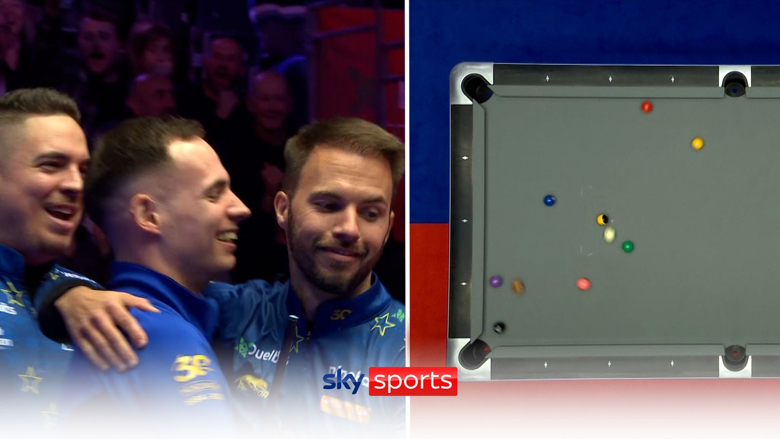 Mosconi Cup Team Europe's golden break helps home side to perfect