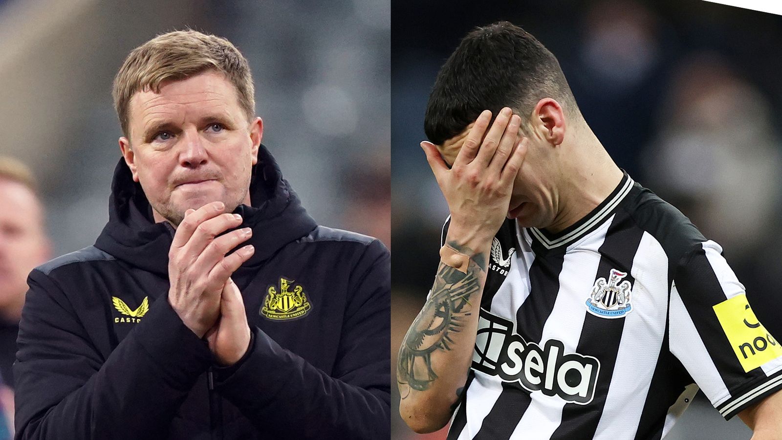 Newcastle 1-2 AC Milan: Eddie Howe says he and his team are devastated by early Champions League and Europe exit