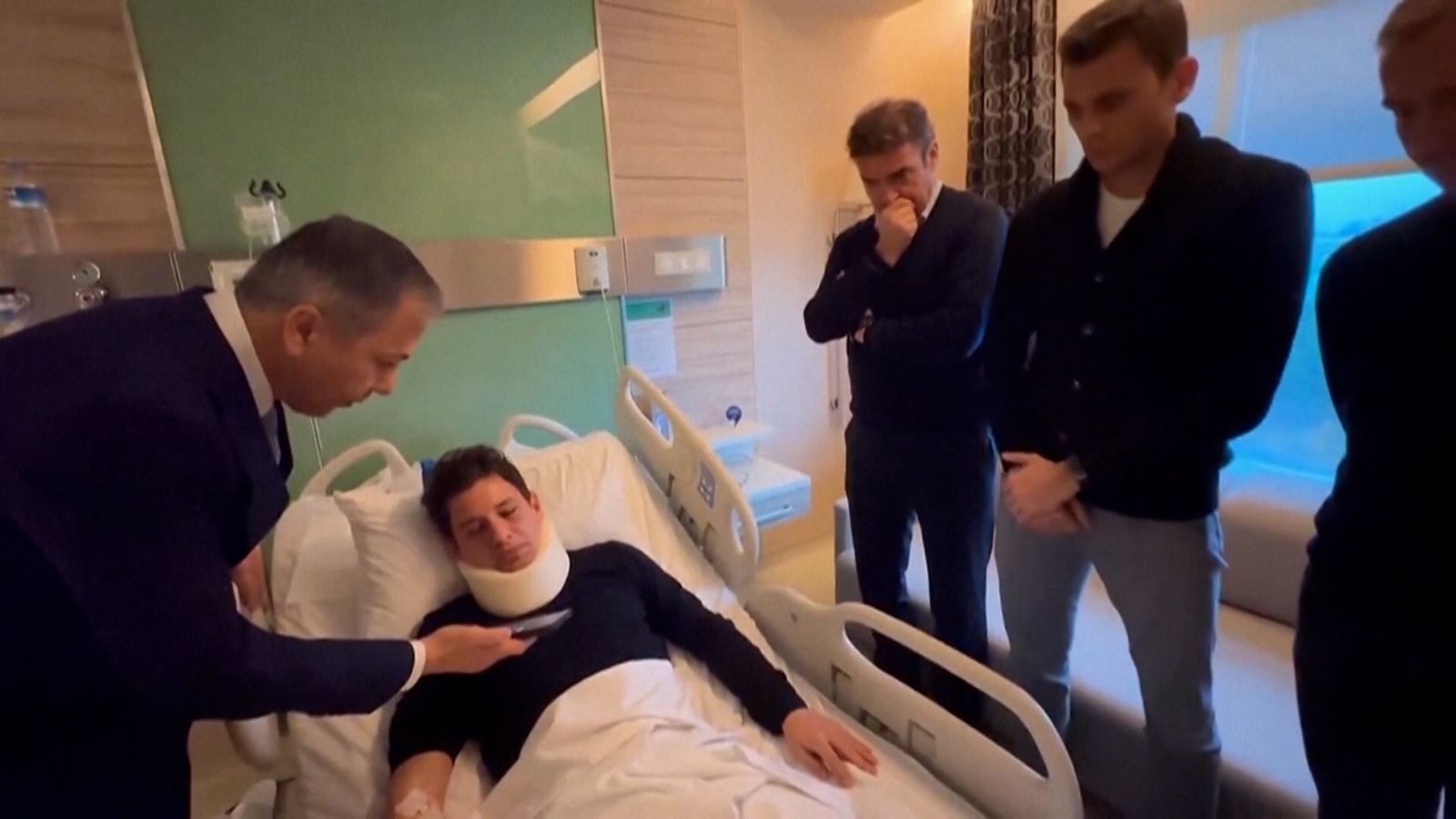 Turkish referee Halil Umut Meler leaves hospital after attack from