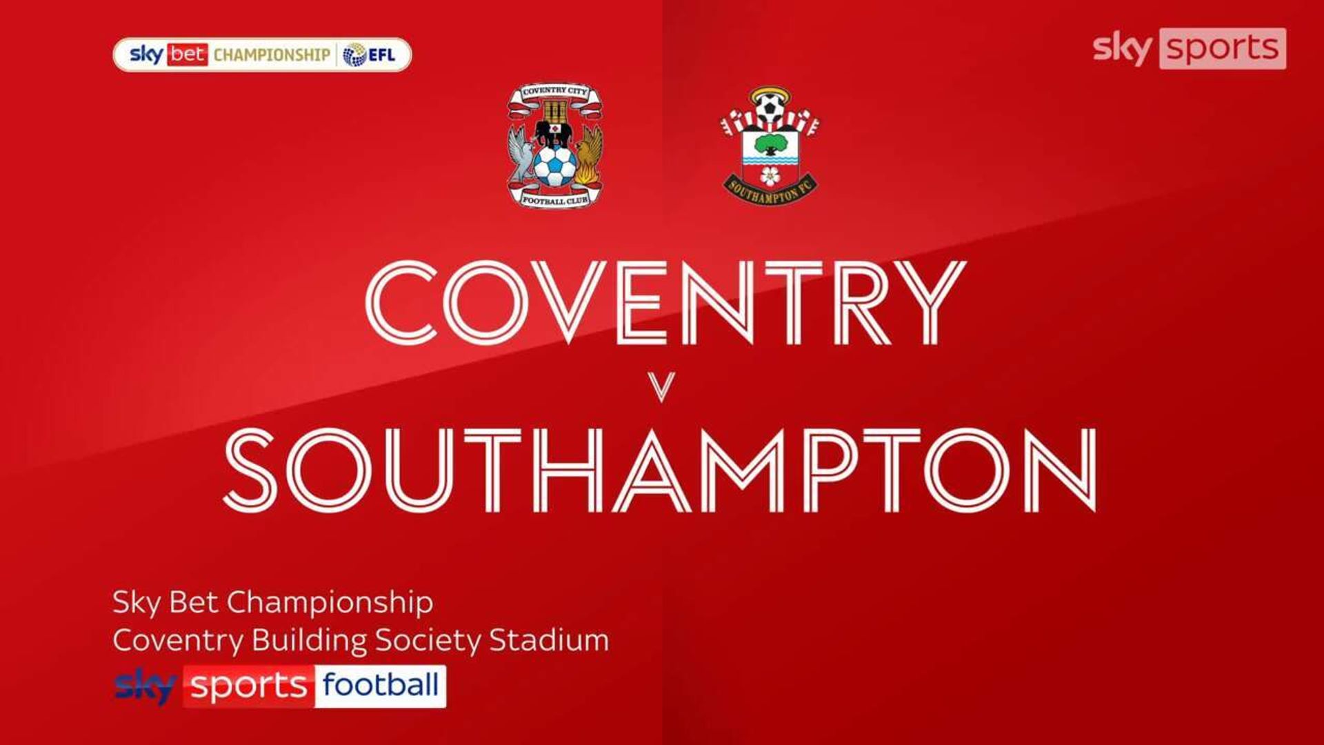 Coventry 1-1 Southampton