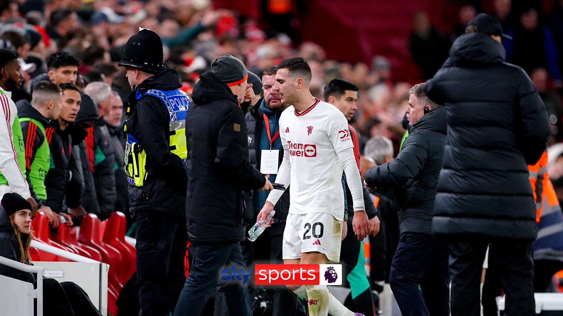Was Dalot's second yellow needed? | Nev and Carra dissect sending off