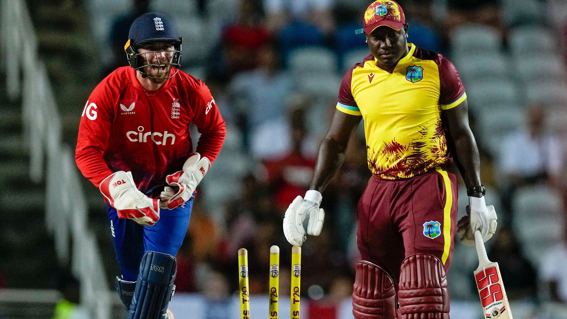 England ease to victory over West Indies after record score - as it happened