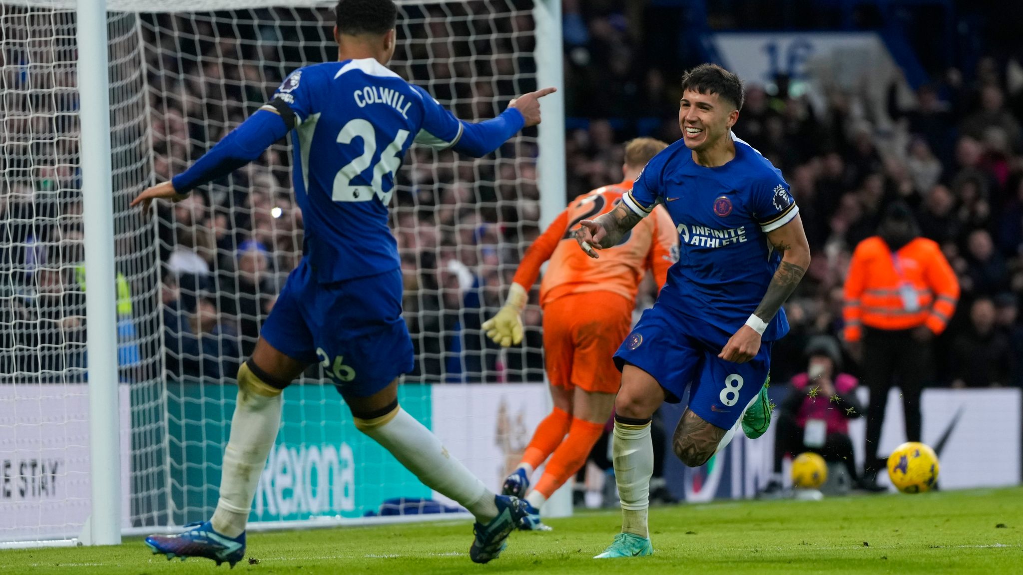 Chelsea 3 2 Brighton Enzo Fernandez scores twice as Blues survive