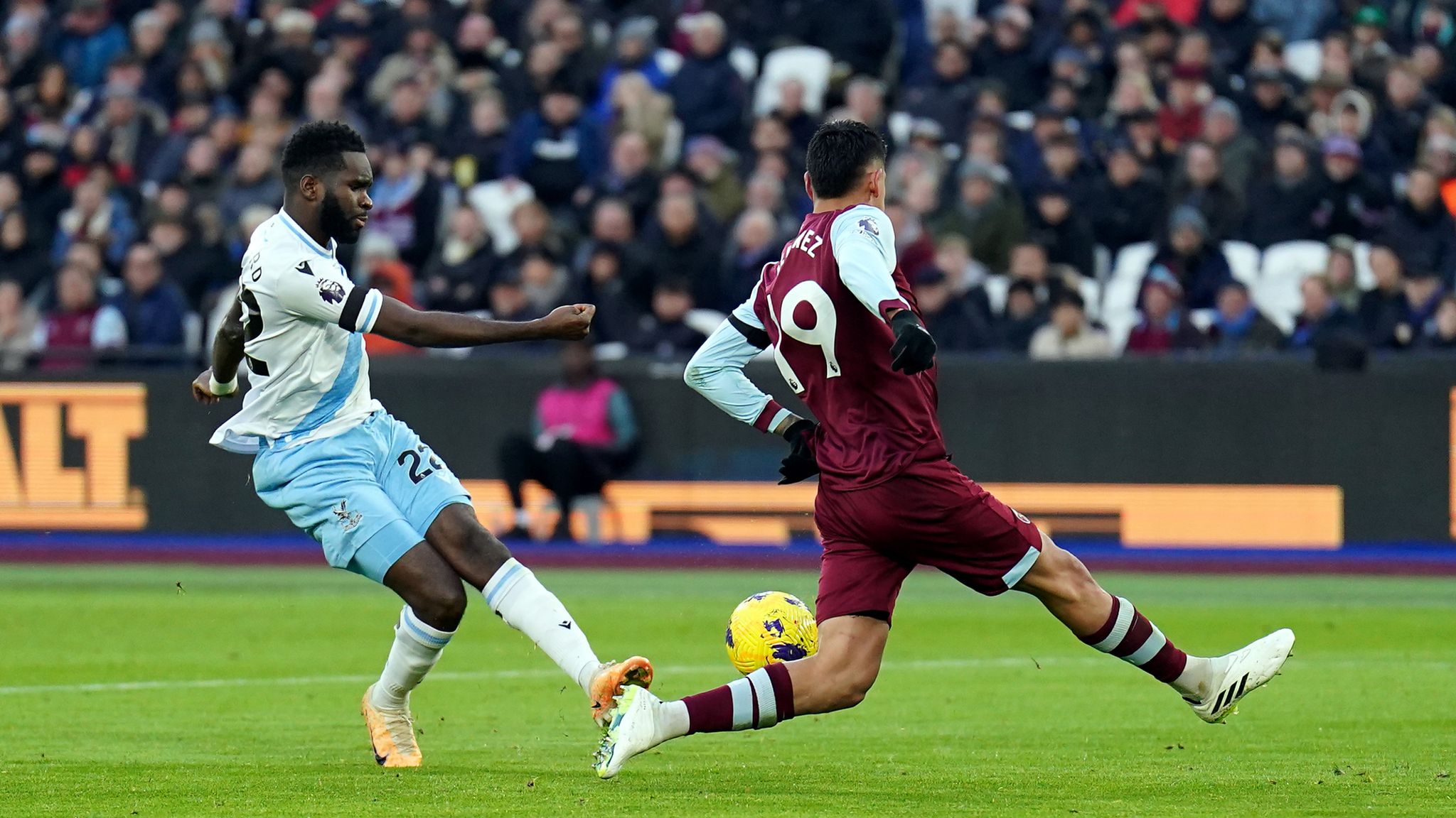 West Ham 1-1 Crystal Palace: Mohammed Kudus and Odsonne Edouard goals ...