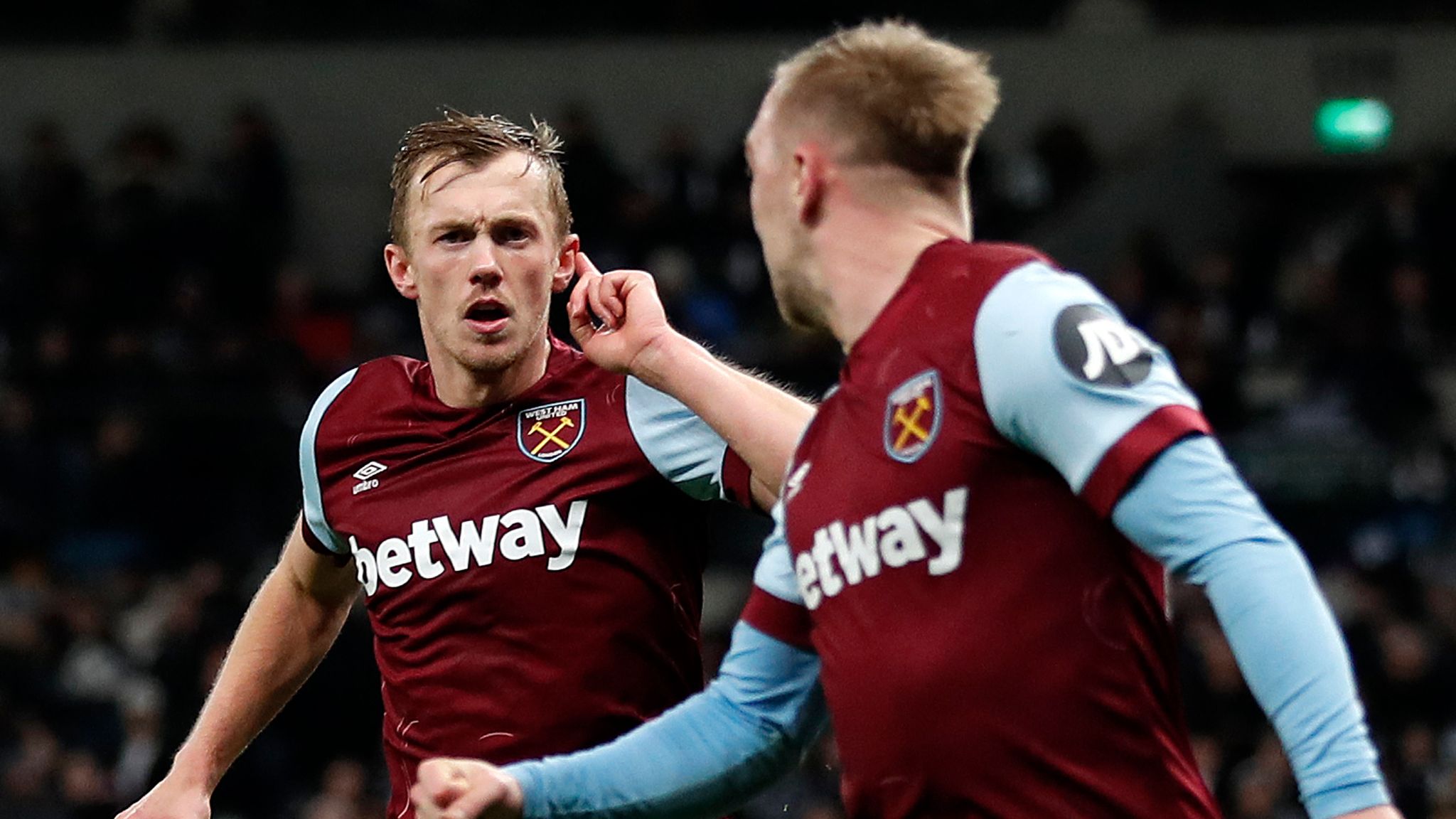 Tottenham 1-2 West Ham: Jarrod Bowen and James Ward-Prowse score