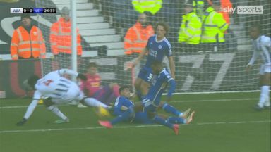 Kipre hits the post to come close to breaking the deadlock for West Brom 