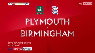 Plymouth 3-3  Birmingham