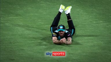 Neser takes dramatic diving catch in Big Bash League!
