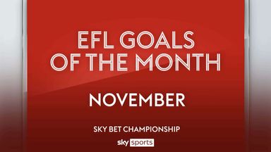 Championship: Goals of the Month | November