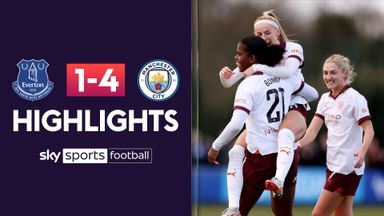 Bunny Shaw nets perfect hat-trick | Everton 1-4 Man City