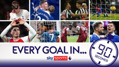 Watch every goal from the Premier League... in 90 seconds!