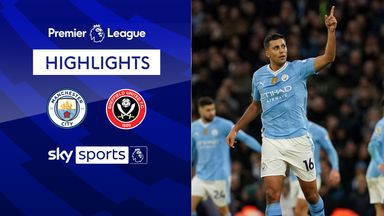 Dominant Man City ease past Blades 