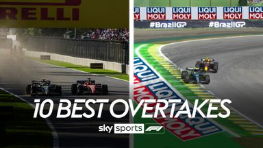 The 10 best overtakes from the 2023 F1 season!