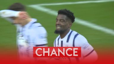 Kipre hits the post to come close to breaking the deadlock for West Brom 