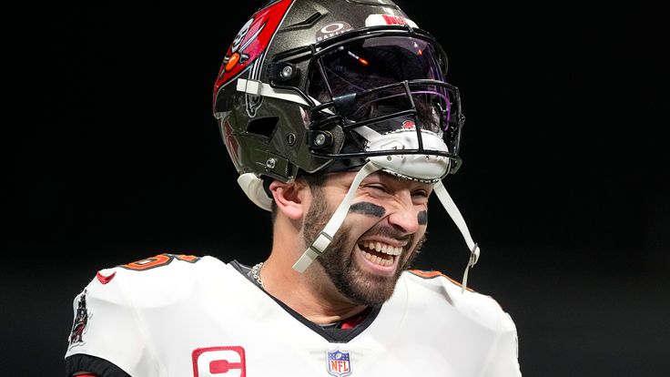 Tampa Bay Buccaneers quarterback Baker Mayfield is looking to take his team to the playoffs 