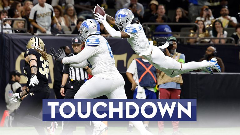 Jameson Williams demonstrated his rapid pace to score the touchdown as Detroit extended their advantage in the fourth quarter versus New Orleans.