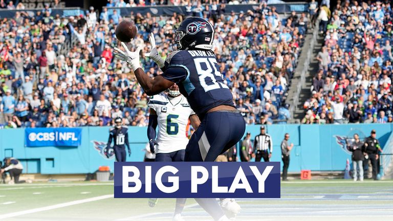 Tennessee&#39;s running back Derrick Henry executed a trick play, delivering a 12-yard touchdown pass to Chigoziem Okonkwo as the Titans struck first against the Seattle Seahawks.