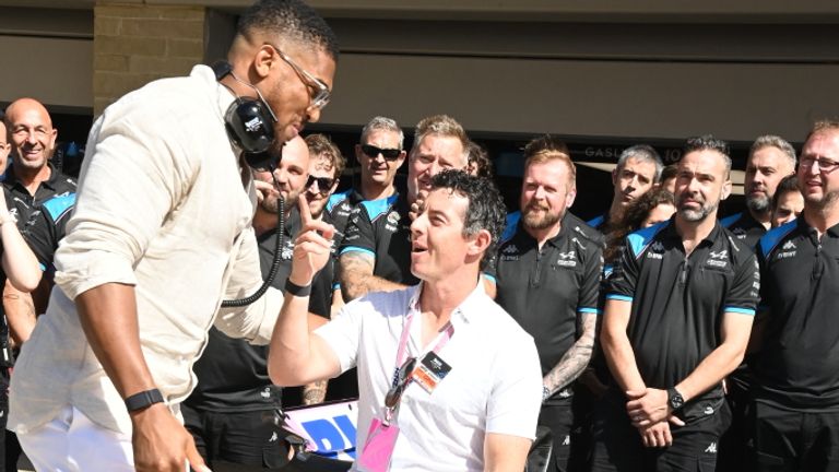 Anthony Joshua and Rory McIlroy have invested in Alpine