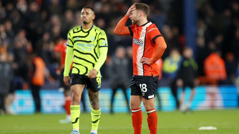 Luton hearts were broken by Declan Rice&#39;s last-gasp goal