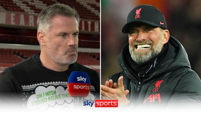 Carra on Liverpool vs Man Utd - Klopp pic from 7-0 