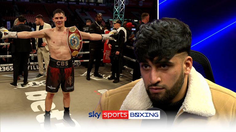 Chris Billam-Smith celebrates after his victory against Lawrence Okolie in the WBO world cruiserweight title bout at the Vitality Stadium, Bournemouth. Picture date: Saturday May 27, 2023.