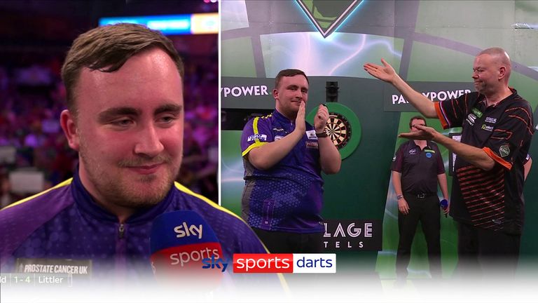 Littler is blown away after beating his idol Van Barneveld and then reveals what he'll do now to prepare for the quarter finals