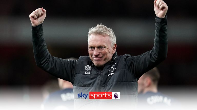 West Ham United manager David Moyes gestures to the fans after the Premier League match at the Emirates Stadium, London. Picture date: Thursday December 28, 2023.