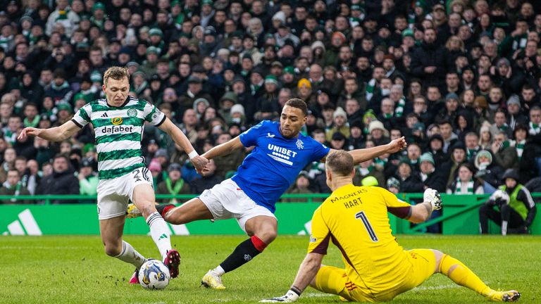 Chris Sutton critical of Cyriel Dessers' performance in Rangers' Old Firm  loss at Celtic | Football News | Sky Sports