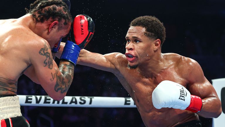 Devin Haney has now gone 31 fights unbeaten at 25 years old (Credit: Matchroom)
