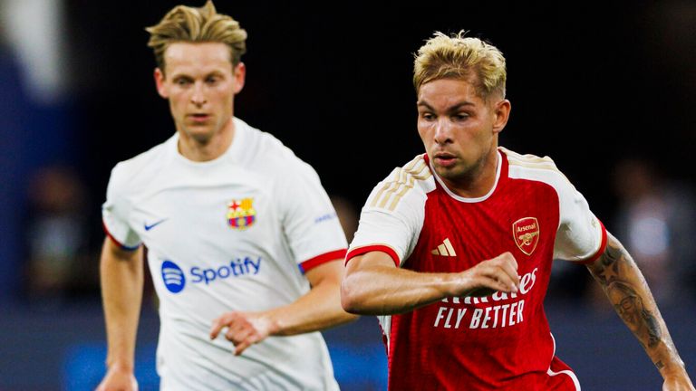 Arsenal midfielder Emile Smith Rowe