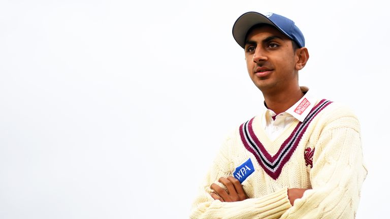 Shoaib Bashir made his first-class debut for Somerset this year and took 10 wickets in his six matches
