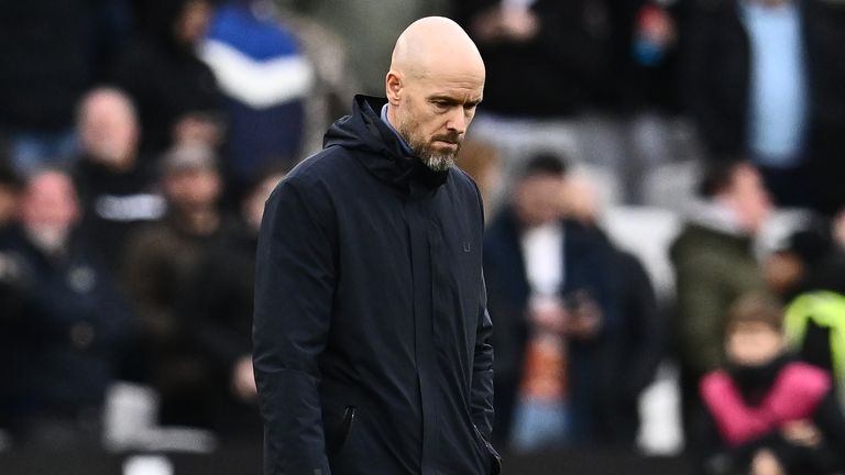 Erik ten Hag admitted his side are underperforming after Man Utd suffered a 2-0 defeat at West Ham