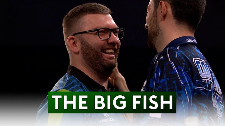 Evans reeled in 'The Big Fish' during his second round match against Humphries