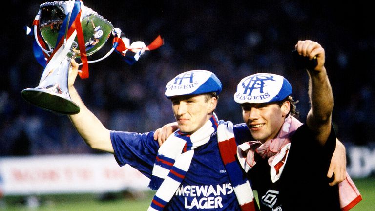 Ian Ferguson and Ally McCoist scored for Rangers in the 1988 final against Aberdeen