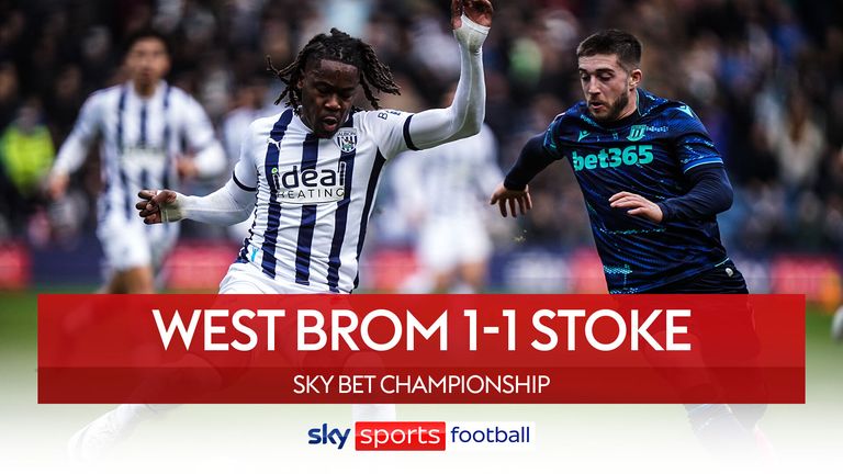 West Bromwich Albion 1-1 Stoke City | Championship highlights
