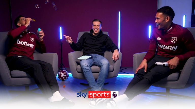 Nayef Aguerd and Alphonse Areola go head-to-head in a game of FC 24 whilst answering trivia questions. Get a question wrong and they have to take a forfeit!