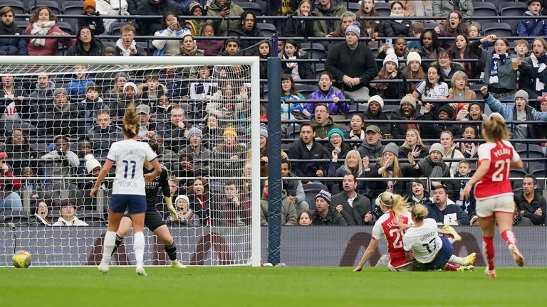 Tottenham upset Arsenal 1-0 in Women's Super League