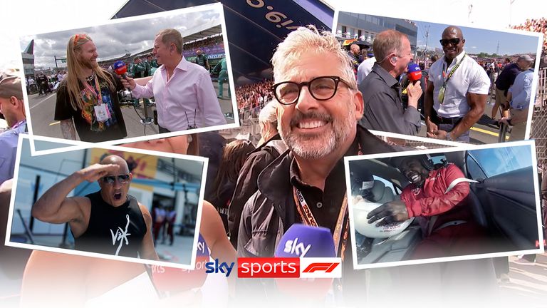A look back at some of the most entertaining celebrity appearances at the F1 paddock in the 2023 season.