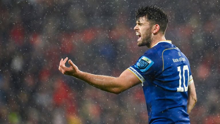 Byrne missed two further kicks in the second half for Leinster