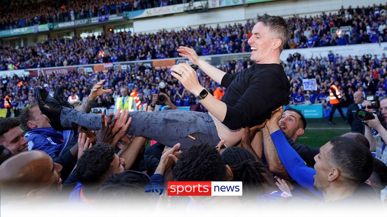 Ipswich Town manager Kieran McKenna