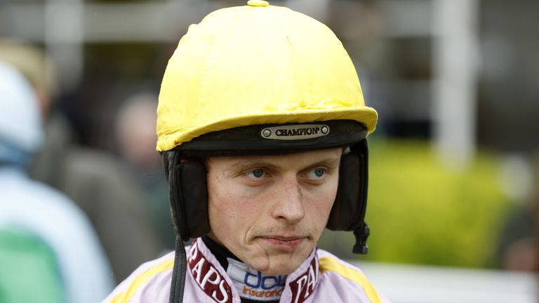 Jockey James Bowen during day two of the bet365 Charlie Hall Meeting at Wetherby