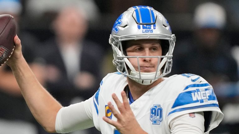 Detroit Lions quarterback Jared Goff