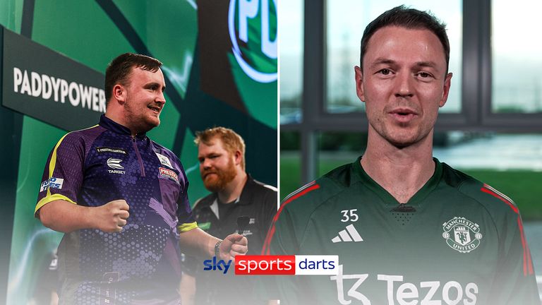 Jonny Evans sends message of good luck to teenage dart sensation Luke Littler