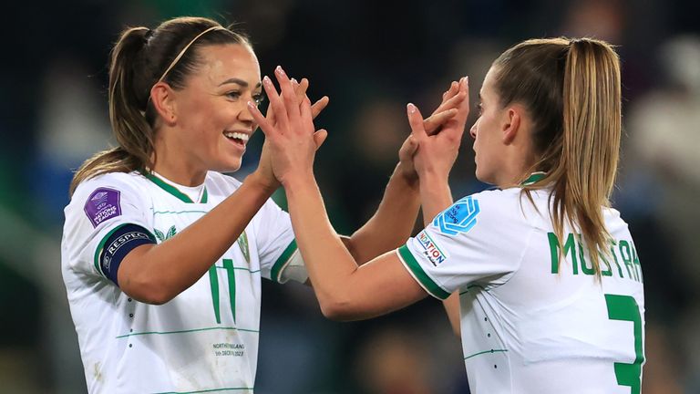 Katie McCabe was on the scoresheet as the Republic of Ireland picked up a big win
