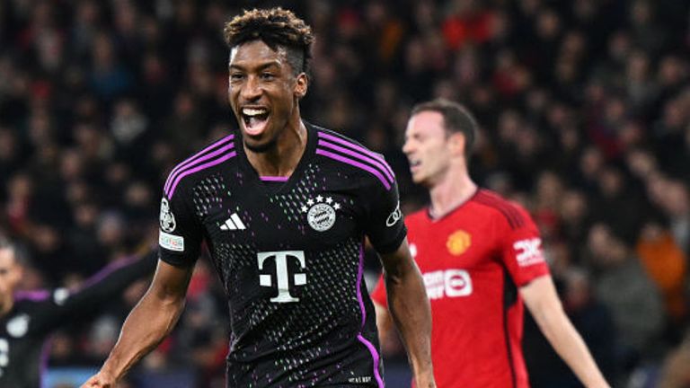 Kingsley Coman's second-half goal sealed Manchester United's Champions League fate