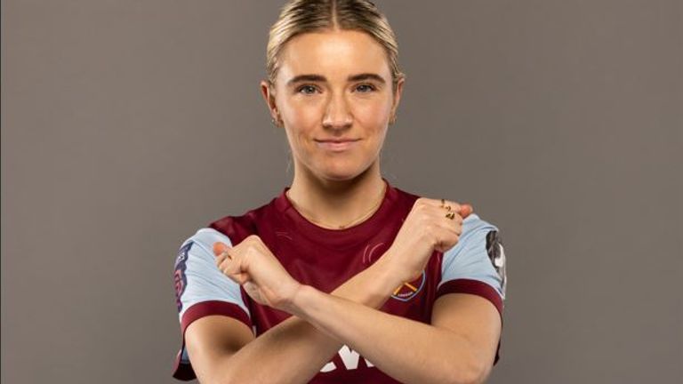 Kristie Mewis has signed for West Ham Women (picture courtesy of West Ham FC)