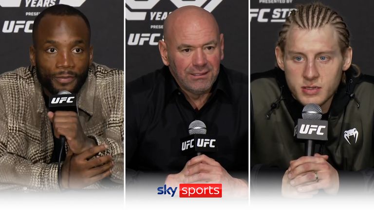 Hear the best bits from the UFC 296 press conference featuring Leon Edwards, Dana White and Paddy Pimblett, .