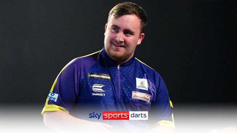 Luke Littler walks out to play Raymond van Barneveld (not pictured) on day thirteen of the Paddy Power World Darts Championship at Alexandra Palace, London. Picture date: Saturday December 30, 2023.
