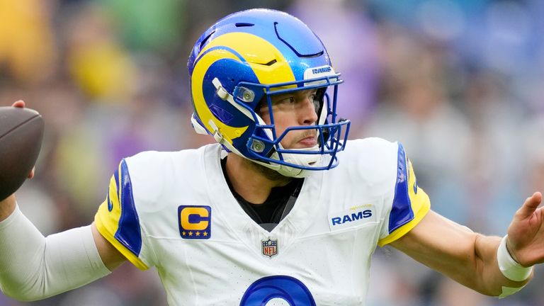 Los Angeles Rams quarterback Matthew Stafford 