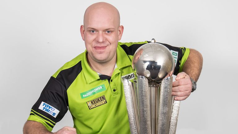 Michael van Gerwen will be aiming to win a fourth World title